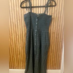 Arie Green Midi Dress